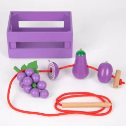 tickit® Sorter i kasser - Grøntsager og frugter| Trælegetøj|Montessori