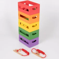 tickit® Sorter i kasser - Grøntsager og frugter| Trælegetøj|Montessori