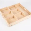 tickit® Sorteringsbakke af træ, 7 rum| Trælegetøj|Montessori