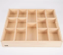 tickit® Sorteringsbakke af træ, 14 rum| Trælegetøj|Montessori