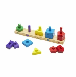 Melissa & Doug Sorteringsbræt| Sorterings- & Stablelegetøj|Tumlinge Legetøj