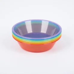 tickit® Sorteringsskåle - Transparente, 6 stk| Lysborde|Tumlinge Legetøj