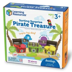 Learning Resources Sorteringssæt - Piratskat| Logik & Talforståelse|Matematik & Leg