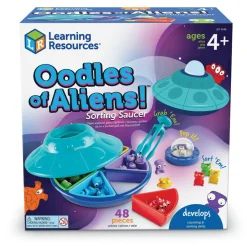 Learning Resources Sorteringssæt - Rumvæsner| Logik & Talforståelse|Matematik & Leg