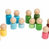 Sorteringssæt - Træfigurer, 16 dele| Trælegetøj|Montessori