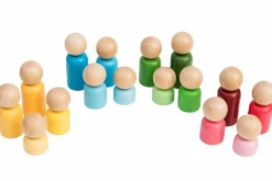 Sorteringssæt - Træfigurer, 16 dele| Trælegetøj|Montessori
