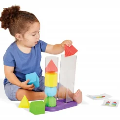 edushape Sorteringstårn - Geostacker| Tumlinge Legetøj|Sorterings- & Stablelegetøj