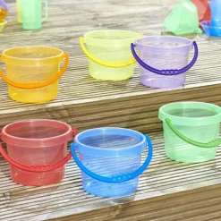 tickit® Spande - Transparente, 6 stk| Udeleg|Legetøj Til Ferien
