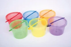 tickit® Spande - Transparente, 6 stk| Udeleg|Legetøj Til Ferien