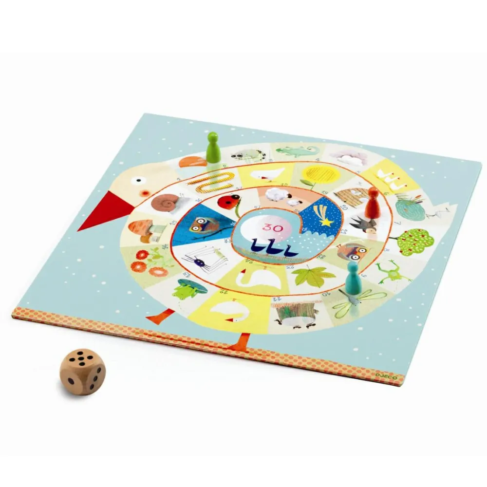 Djeco Spilkuffert - Ludo og Gåsespil| Spil