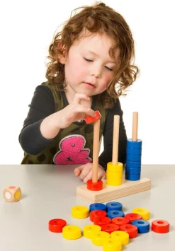 Toys for Life Stabel ringene - Lær at bygge og tælle| Montessori|Matematik & Leg
