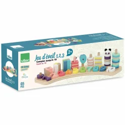 Vilac Stablebræt - Tæl til 10| Logik & Talforståelse|Montessori