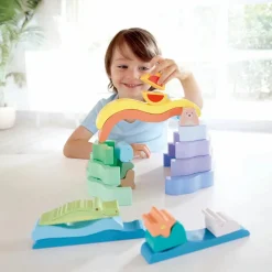 Hape Stable- & byggeklodser - Natur| Trælegetøj|Sorterings- & Stablelegetøj