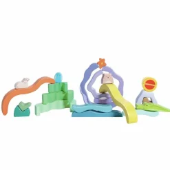 Hape Stable- & byggeklodser - Natur| Trælegetøj|Sorterings- & Stablelegetøj