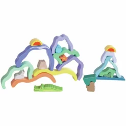 Hape Stable- & byggeklodser - Natur| Trælegetøj|Sorterings- & Stablelegetøj