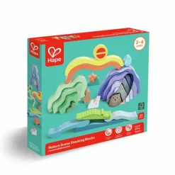 Hape Stable- & byggeklodser - Natur| Trælegetøj|Sorterings- & Stablelegetøj
