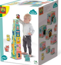 SES Creative Stableklodser - Dyrevenner| Babylegetøj|Tumlinge Legetøj