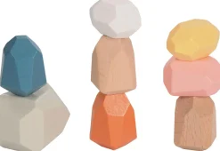 Stablesten af træ, 36 stk| Montessori|Sorterings- & Stablelegetøj