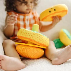 Melissa & Doug Stabletårn - Ananas| Sorterings- & Stablelegetøj|Babylegetøj