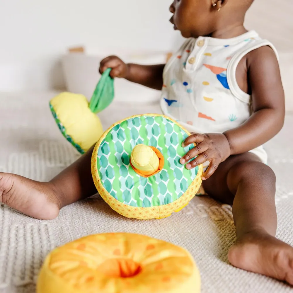 Melissa & Doug Stabletårn - Ananas| Sorterings- & Stablelegetøj|Babylegetøj