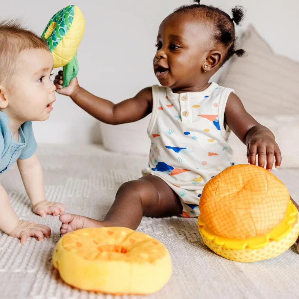 Melissa & Doug Stabletårn - Ananas| Sorterings- & Stablelegetøj|Babylegetøj