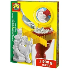 SES Creative Støb & Mal gips - Refill 900 gram| Vis Alle Varer (Særlige Behov)|Kreativ Leg