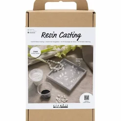 Creativ Company Støb med resin - Dekorationsbakker m. terrazzo| Kreativ Leg|Krea-Fitness