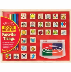 Melissa & Doug Stempelsæt - Farvorit ting, Emoji| Tegne- & Malegrej