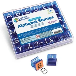 Learning Resources Stempelsæt - Store bogstaver (A-Z)| Sprog & Leg|Skolesjov