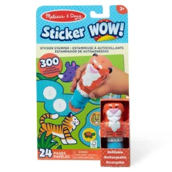 Melissa & Doug Sticker WOW! aktivitetssæt - Tiger| Legetøj Til Ferien|Tegne- & Malegrej