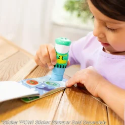 Melissa & Doug Sticker WOW! tilbehør refill - Dinosaur, 200 stk| Legetøj Til Ferien|Dinosaur Legetøj