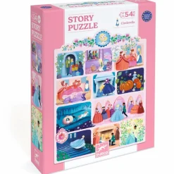 Djeco Story puslespil m. 54 brikker - Askepot| Puslespil