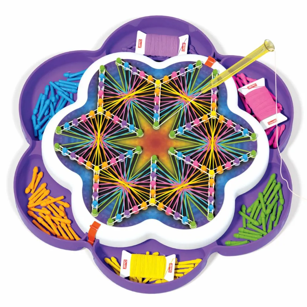 Quercetti String Art Mandala| Finmotorik|Kreativ Leg