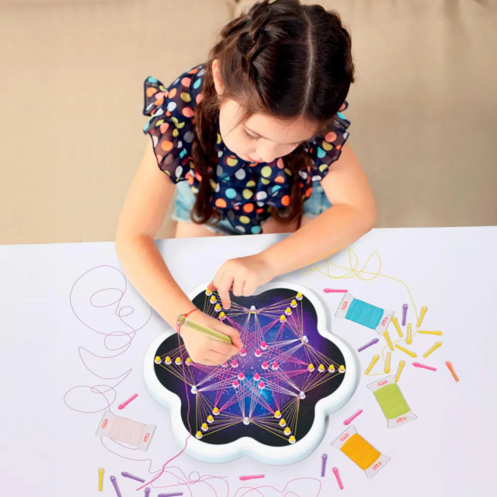 Quercetti String Art Mandala| Finmotorik|Kreativ Leg