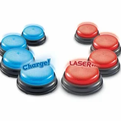 Learning Resources Svarknapper til to hold, 2 x 4 stk| Skolesjov