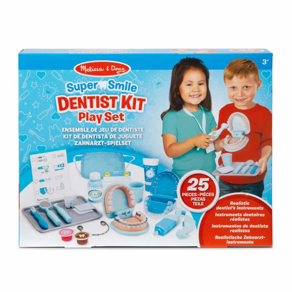 Melissa & Doug Tandlægesæt, 25 dele| Rolleleg