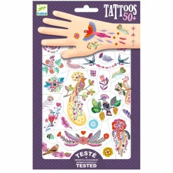 Djeco Tatoveringer - Fugle| Fastelavn
