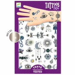 Djeco Tatoveringer, Metallic - Wicca| Fastelavn