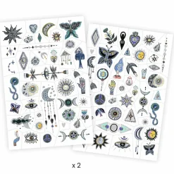 Djeco Tatoveringer, Metallic - Wicca| Fastelavn