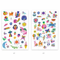 Djeco Tatoveringer - Regnbuer| Fastelavn