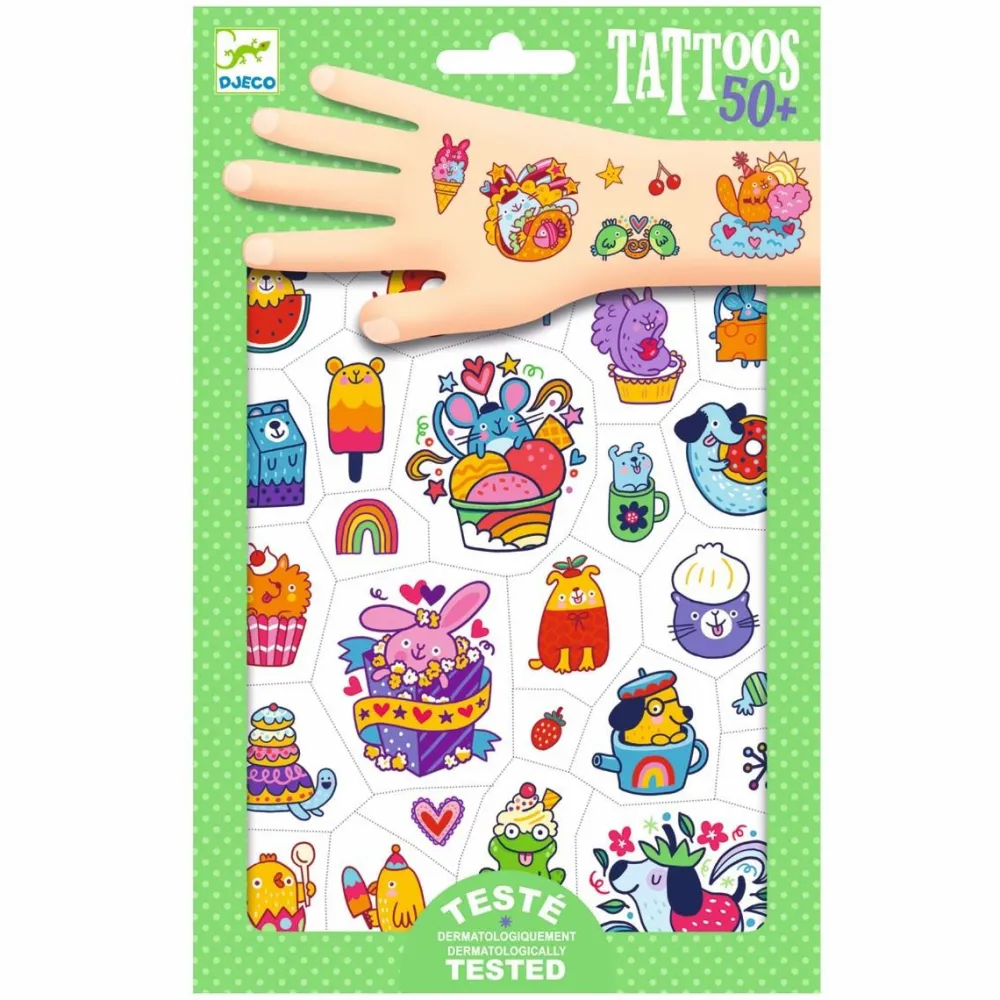 Djeco Tatoveringer - Sweet Mimi| Fastelavn