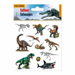 Spiegelburg Tatoveringer - T-rex World| Fastelavn|Dinosaur Legetøj