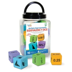 Learning Resources Terning - Lær ens værdi, 16 stk.| Logik & Talforståelse|Matematik & Leg