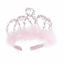 Great Pretenders Tiara - Pink og sølv| Fastelavn|Udklædningstøj