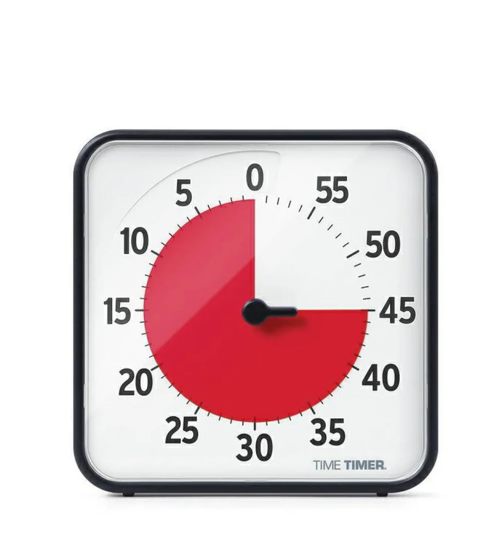 Time Timer Medium (19 x 19 cm)|Børn Logik & Talforståelse|Hjælpemidler
