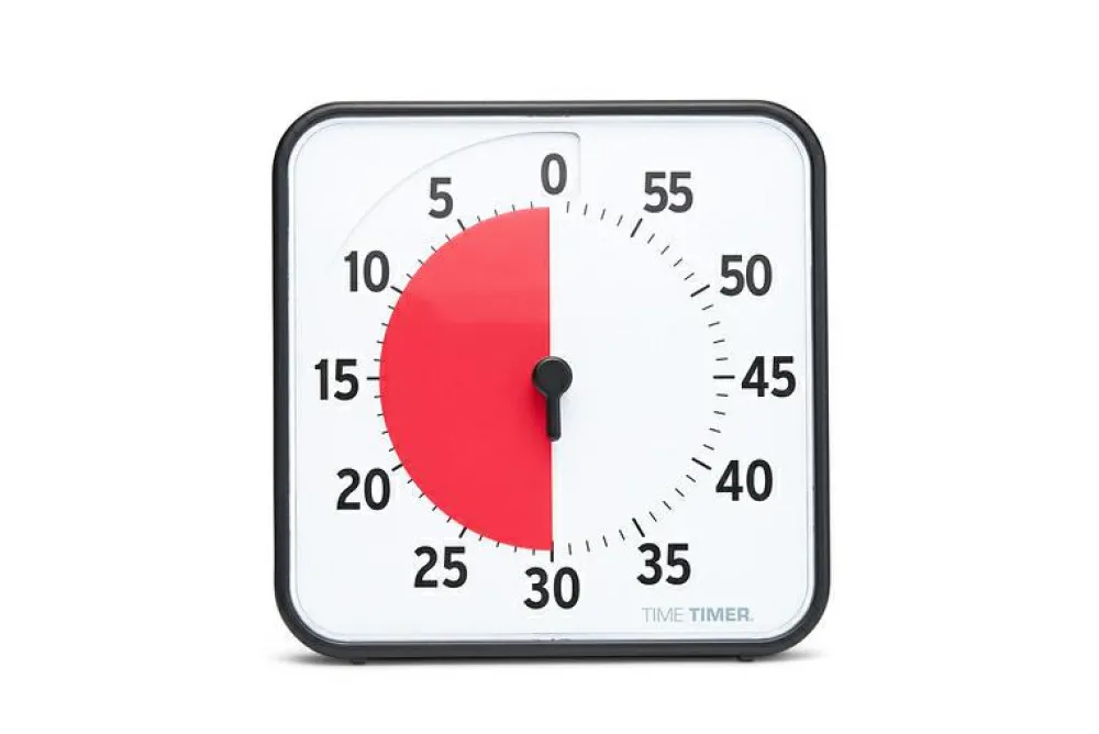 Time Timer Medium (19 x 19 cm)|Børn Logik & Talforståelse|Hjælpemidler