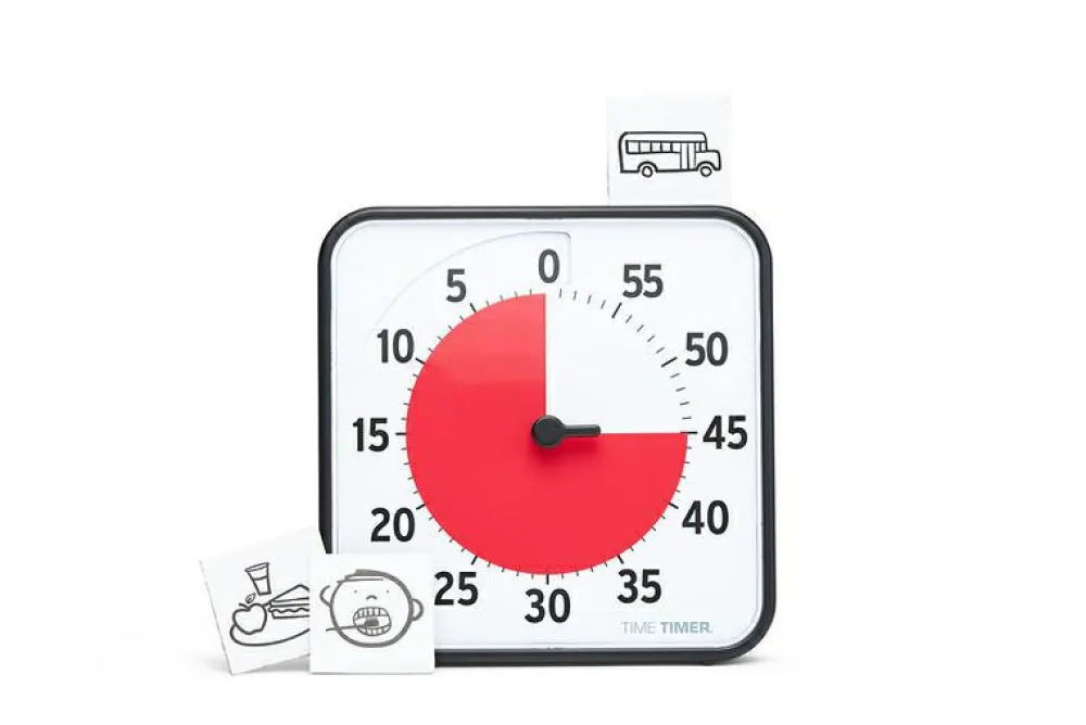 Time Timer Medium (19 x 19 cm)|Børn Logik & Talforståelse|Hjælpemidler