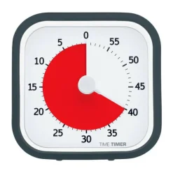 Time Timer MOD Mørkegrå - 1 time|Børn Hjælpemidler|Til Børneværelset