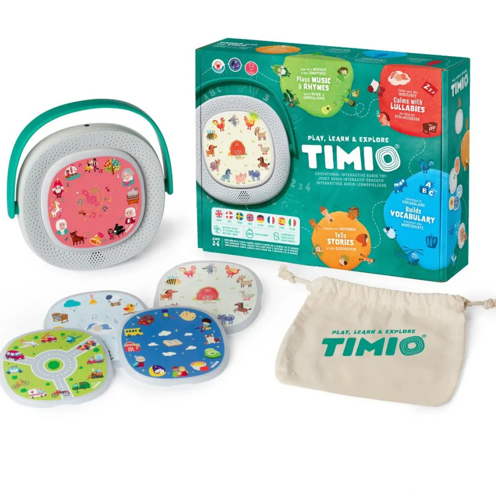 TIMIO startpakke - Leg, lær & oplev| Legetøj Til Ferien|Tumlinge Legetøj