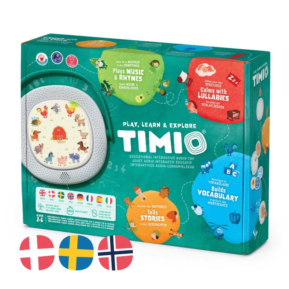TIMIO startpakke - Leg, lær & oplev| Legetøj Til Ferien|Tumlinge Legetøj